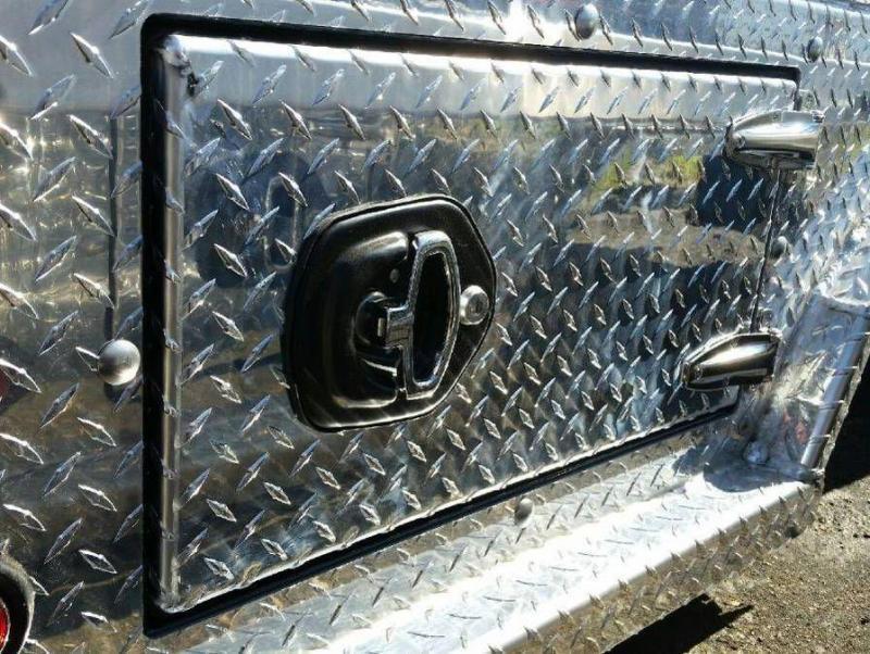 Bradford Built Aluminum 4Box Utility Full Skirted Truck Bed For Cab