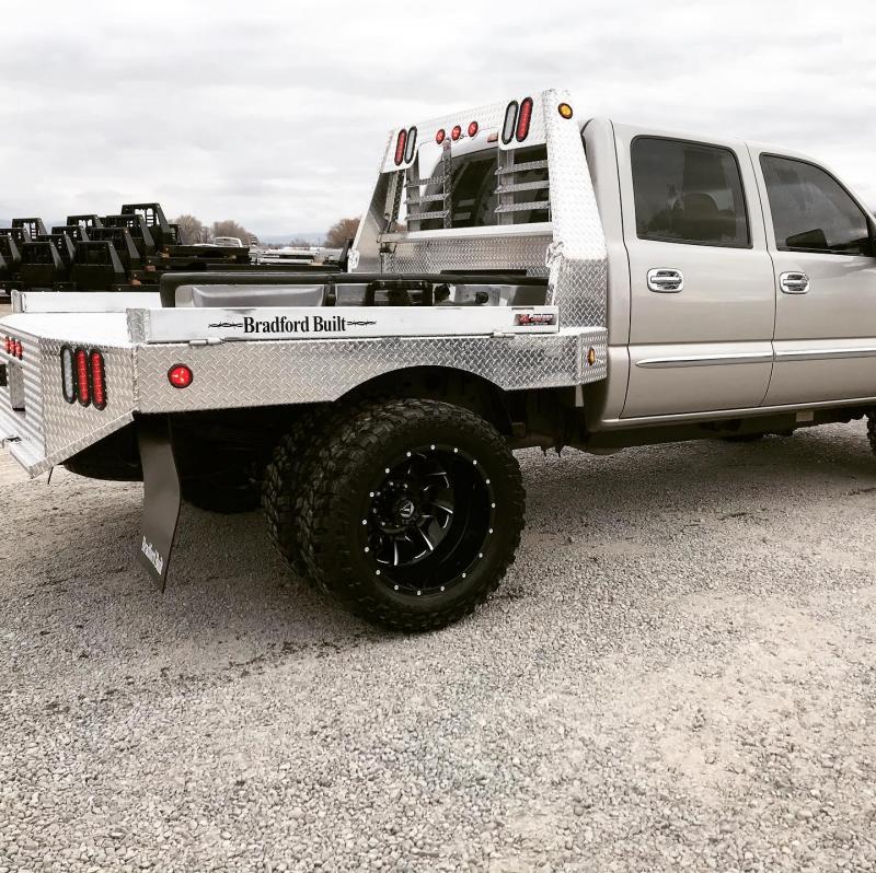 Bradford Built Aluminum Workbed For Dual Wheel Long Bed Truck