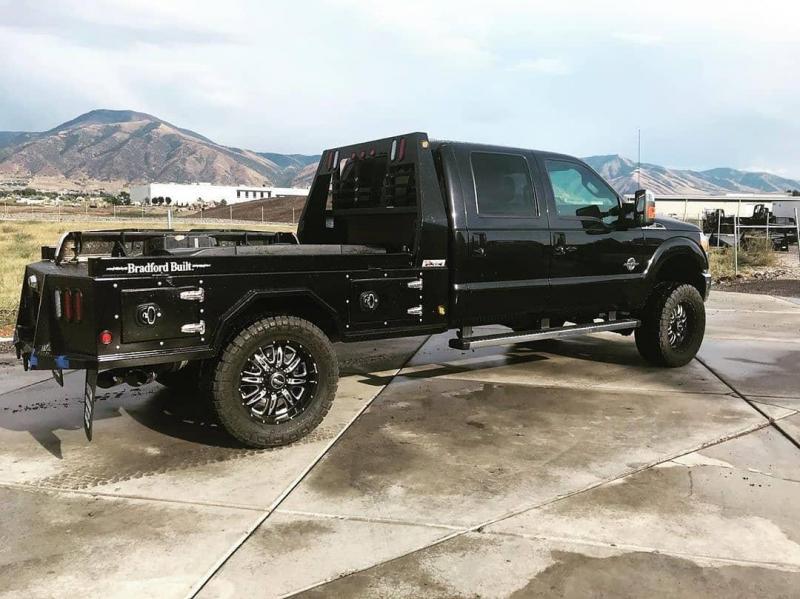 Bradford Built Steel 4Box Utility Full Skirted Truck Bed For Single