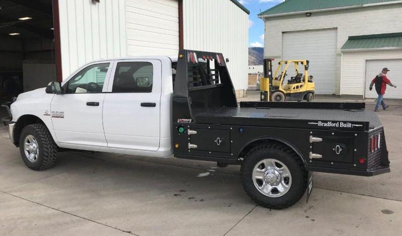 Bradford built steel 4 box utility bed clearance