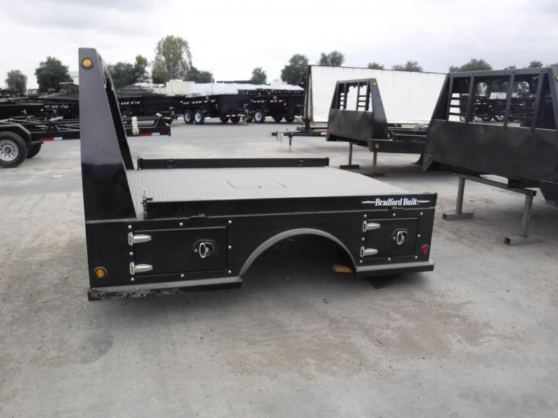 2019 Bradford Built ALUMINUM 4 BOX Truck Bed Trailers For Sale Near Me