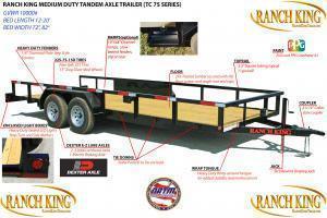 2018 Ranch King 6'10X18' Utility Trailer ******HAVE EVERY SIZE YOU MAY NEED IN STOCK****** 2018 Ranch King 6'10X18' Utility Trailer ******HAVE EVERY SIZE YOU MAY NEED IN STOCK******
