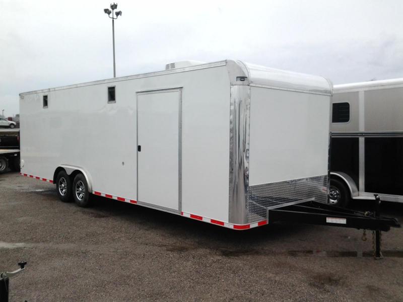 2015 Lark 28' Enclosed Car Racing Trailer
