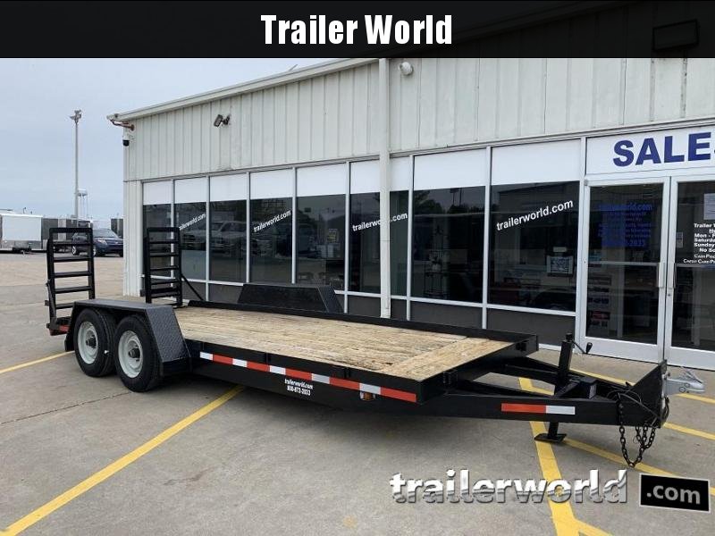 1996 Winston 18 Low Profile Skid Steer Equipment Trailer 1996 Winston 18 Low Profile Skid Steer Equipment Trailer