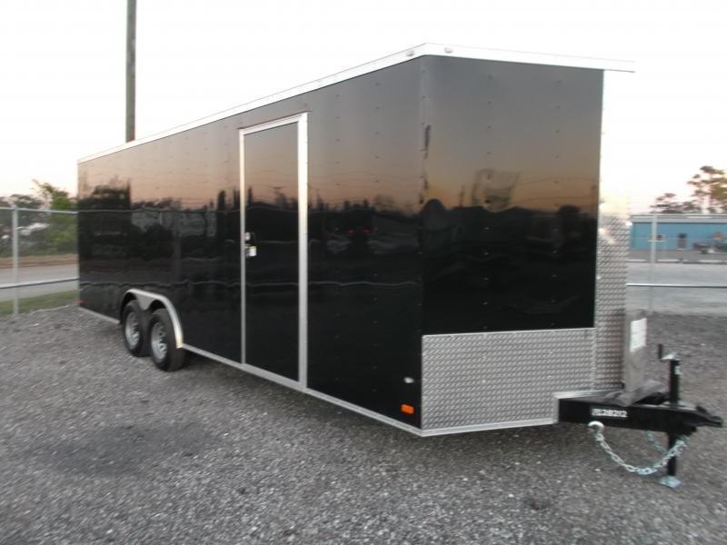 SPECIAL - 2020 Covered Wagon Cargo 8.5x24 Tandem Axle Cargo / Enclosed Trailer / 7ft Interior / 5200# Axles / Ramp / LEDs SPECIAL - 2020 Covered Wagon Cargo 8.5x24 Tandem Axle Cargo / Enclosed Trailer / 7ft Interior / 5200# Axles / Ramp / LEDs