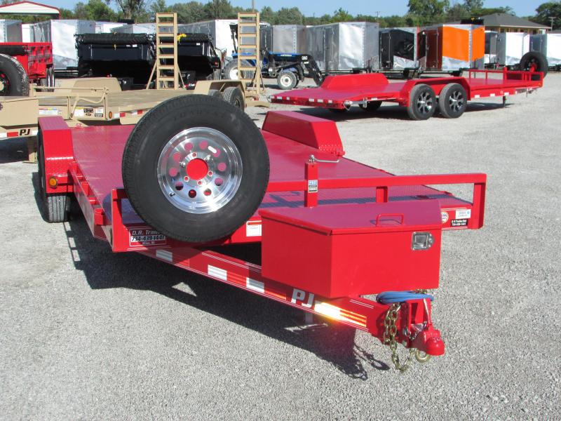 2017 PJ Trailers PJ 30 HYDRAULIC DOVETAIL EQUIPMENT Flatbed Trailer