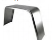 8X23X9 JEEP STYLE SMOOTH STEEL SINGLE AXLE FENDER W/O BACK 16-GA
