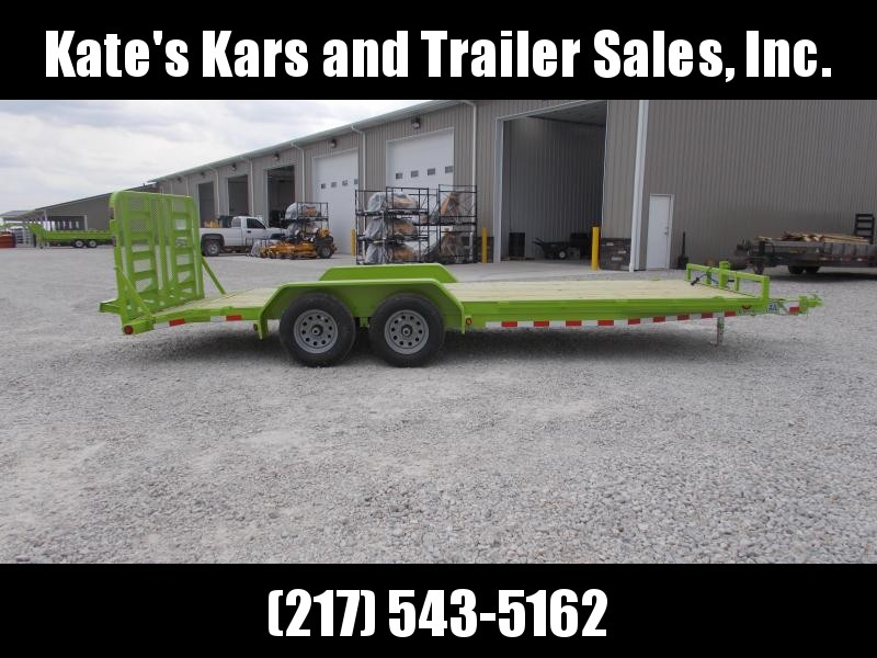 *NEW* Load Trail 20' BRIGHT GREEN 9990 GVWR Car Hauler Equipment Trailer *NEW* Load Trail 20' BRIGHT GREEN 9990 GVWR Car Hauler Equipment Trailer