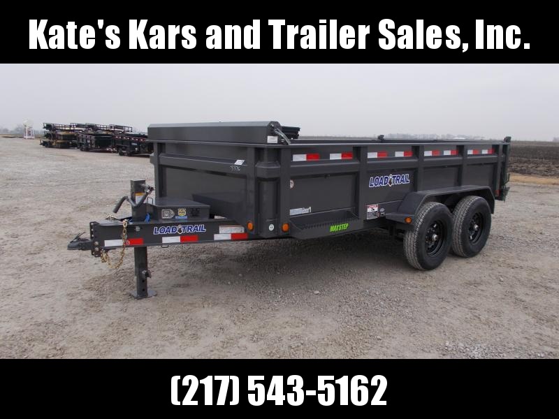 2020 Load Trail 83X14' Gray w/ tarp toolbox ramps 14KGVWR Dump Trailer 2020 Load Trail 83X14' Gray w/ tarp toolbox ramps 14KGVWR Dump Trailer