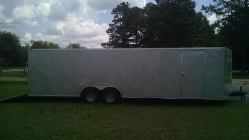 Gray8 5x24ta3enclosedtrailerwelectricalpackageandfinished