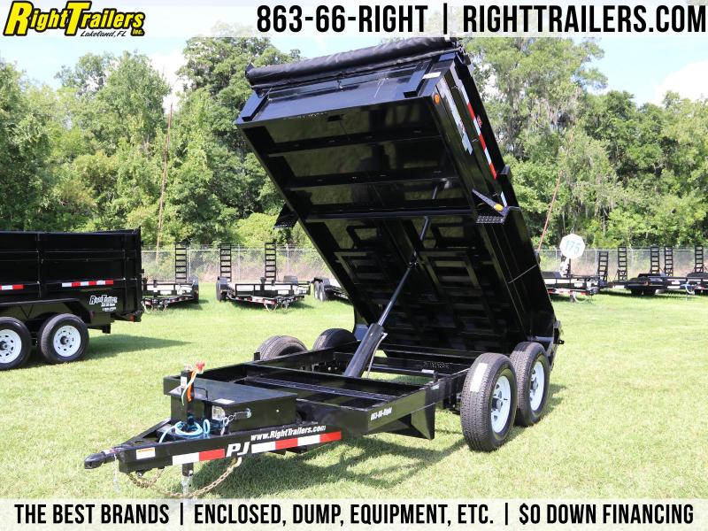 7x14x4 PJ Trailers Dump Trailer Right Trailers New And Used Cargo 