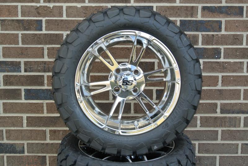 SALE ON Aftermarket Golf Cart Wheels and Tires Club Car EZ Go Yamaha