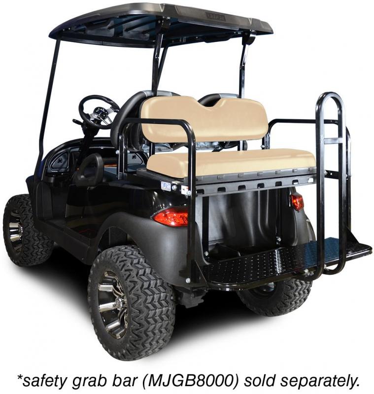 Madjax Genesis 150 Buff Rear Flip Seat - Fits Club Car Precedent 2004-Up (1001)