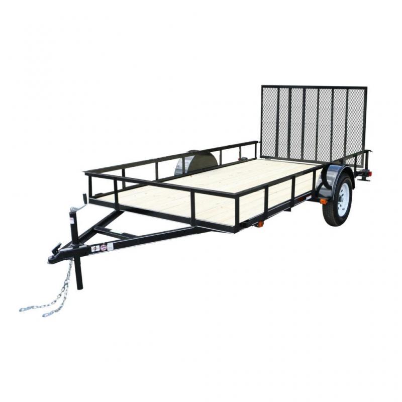 Belmont Machine 6X12 Utility Trailer New enclosed cargo utility landscape equipment car dump