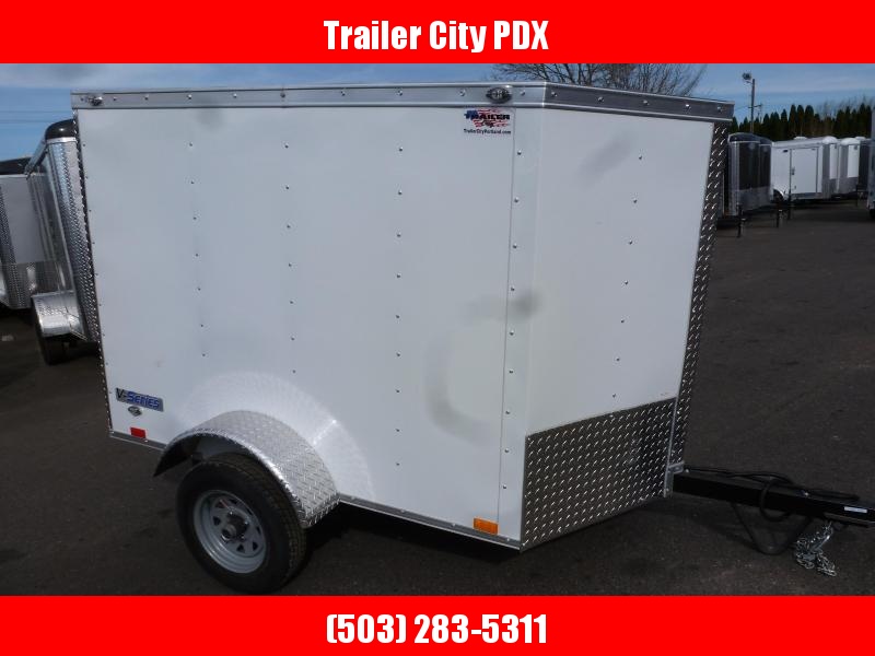 2020 Continental Cargo 4 X 6 2K WHITE Enclosed Cargo Trailer 2020 Continental Cargo 4 X 6 2K WHITE Enclosed Cargo Trailer