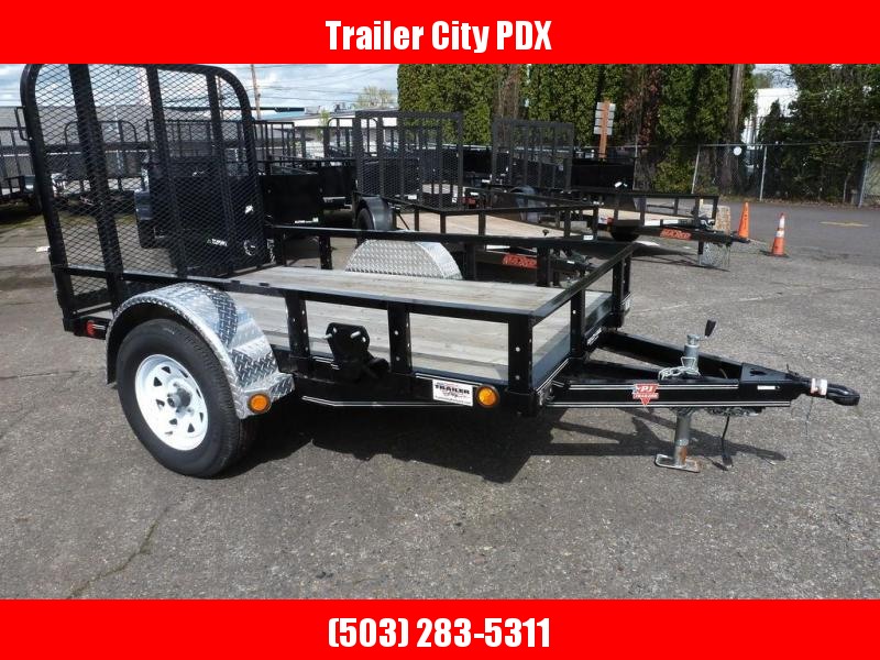 PJ Trailers 60" Single Axle Channel Utility (U6) 8' PJ Trailers 60" Single Axle Channel Utility (U6) 8'