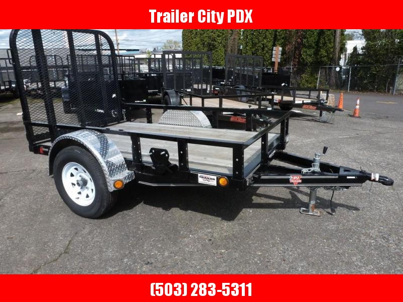 PJ Trailers 60" Single Axle Channel Utility (U6) 8' PJ Trailers 60" Single Axle Channel Utility (U6) 8'