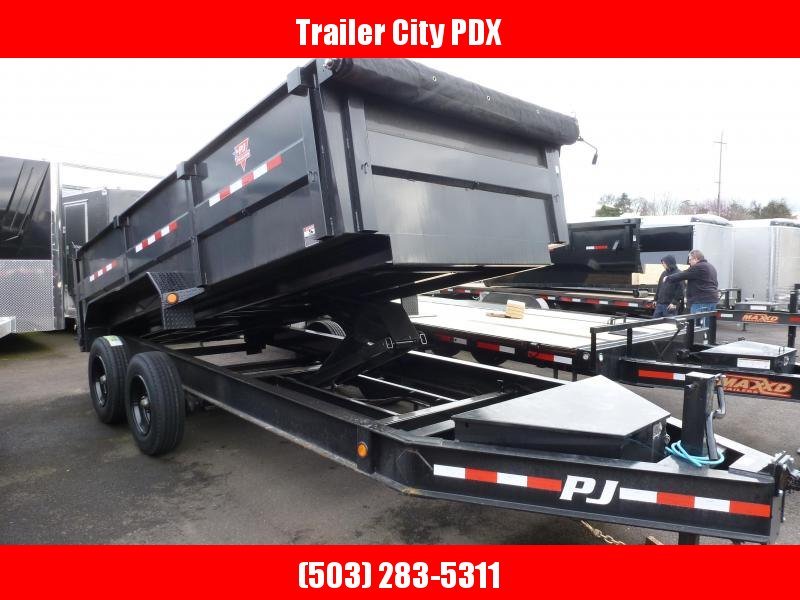 2020 PJ Trailers 7 X 16 HEAVY DUTY LOW PRO DUMP 20K 3 FT SIDES Dump Trailer 2020 PJ Trailers 7 X 16 HEAVY DUTY LOW PRO DUMP 20K 3 FT SIDES Dump Trailer