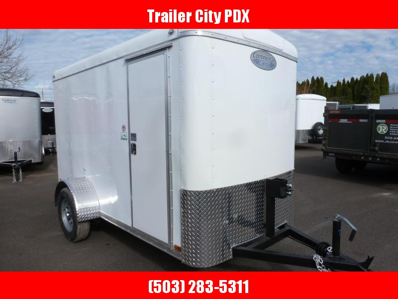 2020 Continental Cargo 5 X 8 3K RAMP WHITE Enclosed Cargo Trailer 2020 Continental Cargo 5 X 8 3K RAMP WHITE Enclosed Cargo Trailer