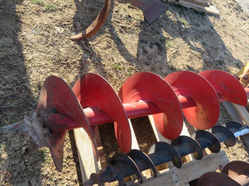 Used 14" Post Auger Bits for 3 Point Post Auger Used 14" Post Auger Bits for 3 Point Post Auger