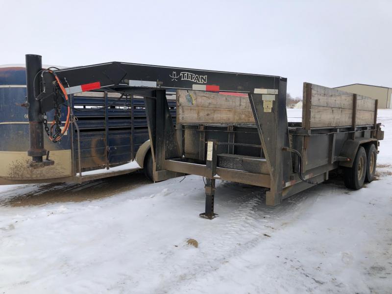 2006 Titan 14 Gooseneck Dump Trailer 2006 Titan 14 Gooseneck Dump Trailer