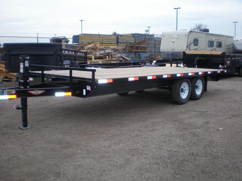 2020 H&H 102X20 Deckover Flatbed Trailer 14K 2020 H&H 102X20 Deckover Flatbed Trailer 14K