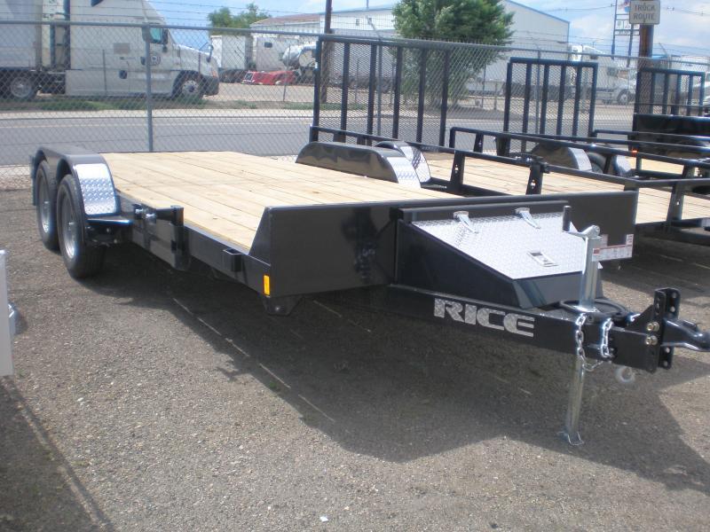 2020 Rice 82x18 Flatbed Car Hauler 2020 Rice 82x18 Flatbed Car Hauler