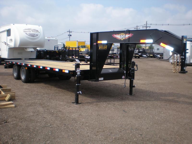 2019 H&H Trailer 30' Deckover w/Super Deluxe Ramps 22K 2019 H&H Trailer 30' Deckover w/Super Deluxe Ramps 22K