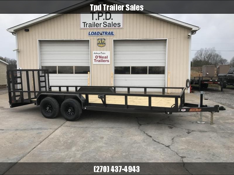 2020 Maxxd 83"X20' Equipment Trailer 2020 Maxxd 83"X20' Equipment Trailer