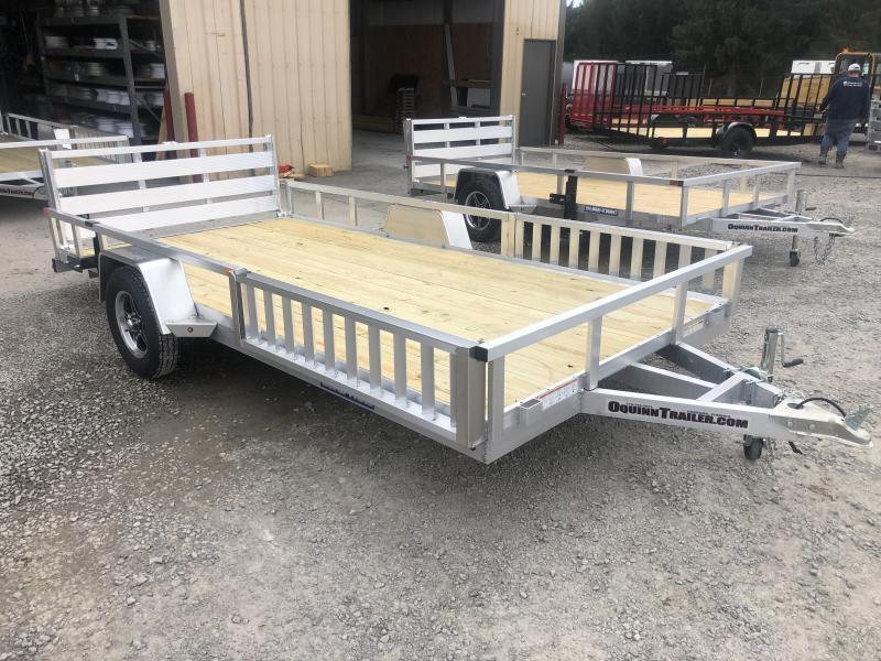 82x14 Single Axle Aluminum w/wood floor and side ramps Utility Trailer 82x14 Single Axle Aluminum w/wood floor and side ramps Utility Trailer