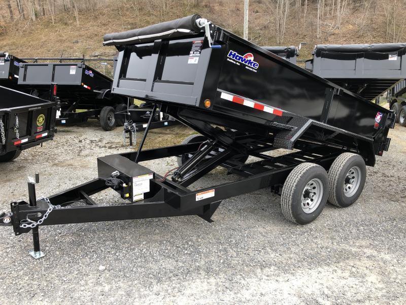 2020 Hawke Trailers 6X12 5TON Low Profile WITH TARP AND RAMPS Dump Trailer 2020 Hawke Trailers 6X12 5TON Low Profile WITH TARP AND RAMPS Dump Trailer