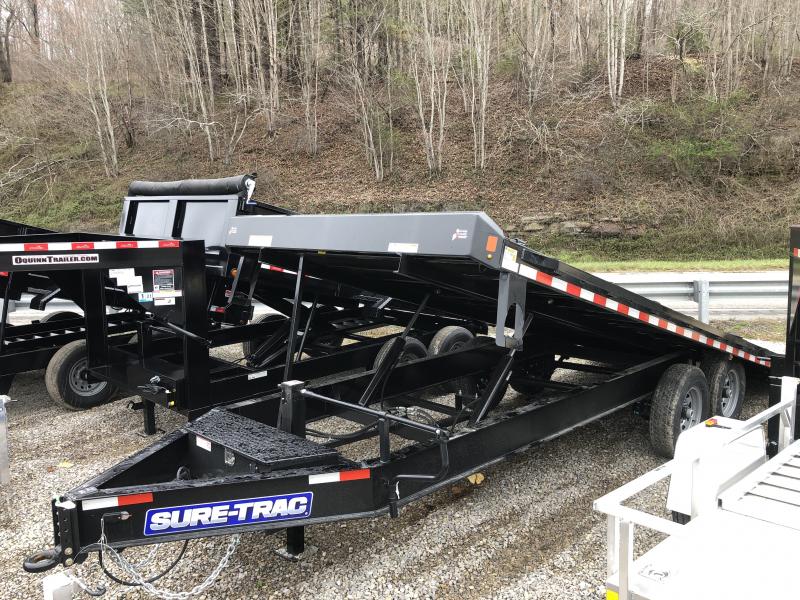 2020 Sure-Trac 102x22 Bumper/Pintle Hydraulic Tilt Deckover Equipment Trailer 2020 Sure-Trac 102x22 Bumper/Pintle Hydraulic Tilt Deckover Equipment Trailer
