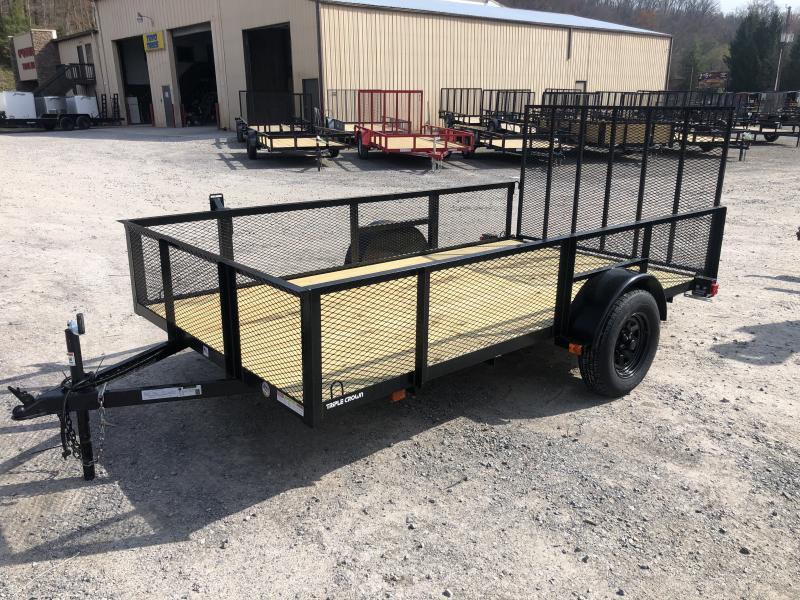 2020 Triple Crown 76x12 single axle w/gate 2' mesh sides Utility Trailer 2020 Triple Crown 76x12 single axle w/gate 2' mesh sides Utility Trailer
