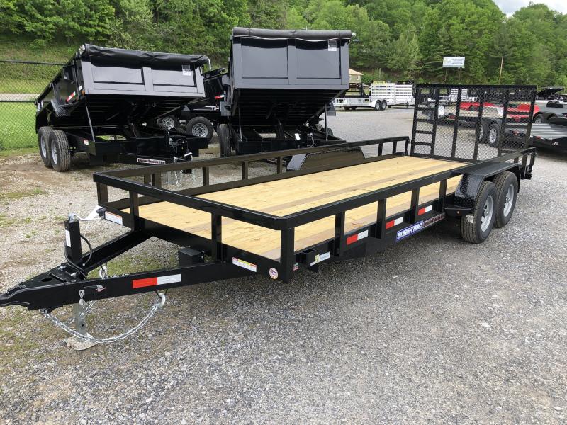 2020 Sure-Trac 81x20 HD 5TON Tube Top w/gate Utility Trailer 2020 Sure-Trac 81x20 HD 5TON Tube Top w/gate Utility Trailer