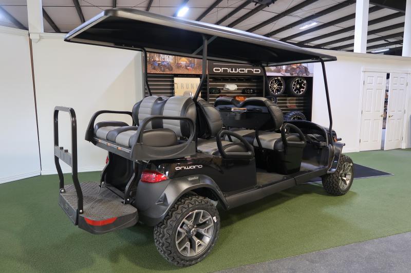 2019 Club Car Onward 6 Passenger Metallic Black Limited Edition Lifted