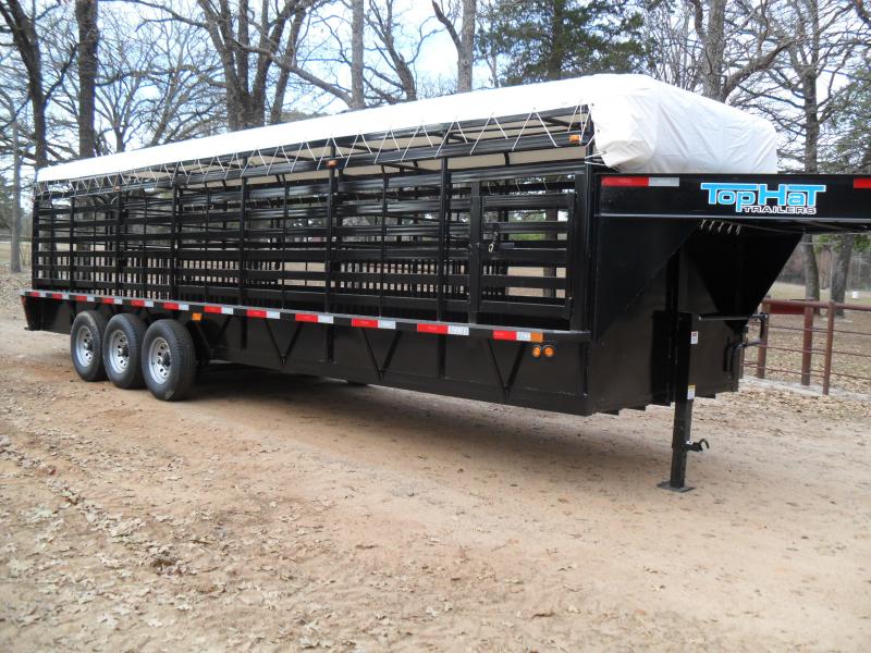 2020 Top Hat Trailers 28' x 6'8" Livestock Trailer 2020 Top Hat Trailers 28' x 6'8" Livestock Trailer