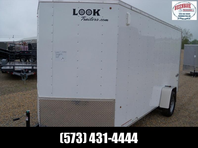 Look Trailers Element WHITE Cargo Flat Top Cargo / Enclosed Trailer EWLC6X14SI2 Look Trailers Element WHITE Cargo Flat Top Cargo / Enclosed Trailer EWLC6X14SI2