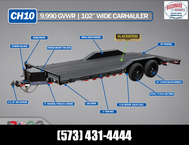 20 X 102" 10.4K CARHAULER TA CH0220052 20 X 102" 10.4K CARHAULER TA CH0220052
