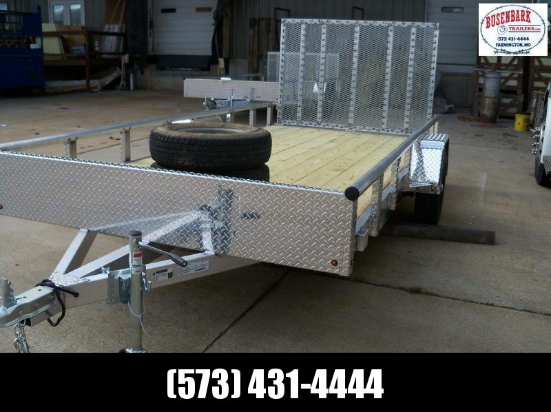14X77 Blacktrail BRBUT1477 4' GATE SPRING LATCH Utility Trailer 14X77 Blacktrail BRBUT1477 4' GATE SPRING LATCH Utility Trailer
