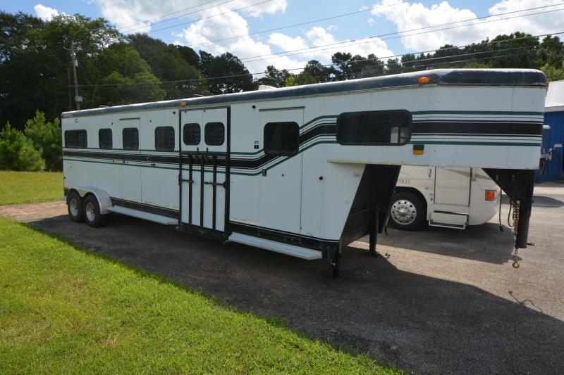 1995 Trail-et 4 Horse Head to Head Horse Trailer 1995 Trail-et 4 Horse Head to Head Horse Trailer