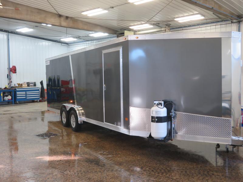 2019 Haulmark 7'X22'+6' Enclosed Snowmobile Trailer HAS722+67K 2019 Haulmark 7'X22'+6' Enclosed Snowmobile Trailer HAS722+67K