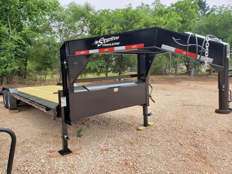 2020 Starlite Trailers 102" x 24' Open Bed Gooseneck Flatbed Trailer 2020 Starlite Trailers 102" x 24' Open Bed Gooseneck Flatbed Trailer