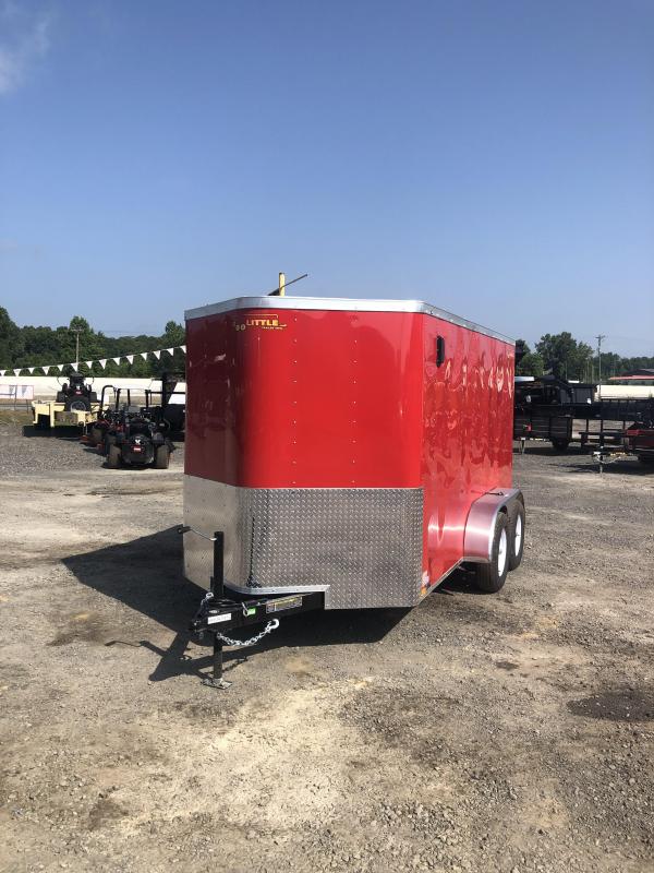 2019 Doolittle Trailer Mfg 6x12 TA Red Ramp Door Enclosed Cargo Trailer 2019 Doolittle Trailer Mfg 6x12 TA Red Ramp Door Enclosed Cargo Trailer