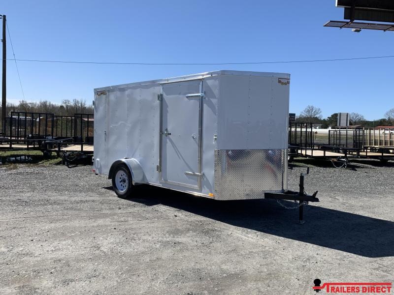 2019 Doolittle Trailer Mfg Bullitt 6x12sa White Barn Door