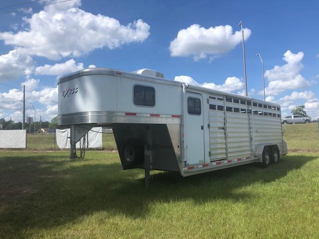 2014 Exiss Trailers stock combo 24 w/ a-c awning Livestock Trailer 2014 Exiss Trailers stock combo 24 w/ a-c awning Livestock Trailer