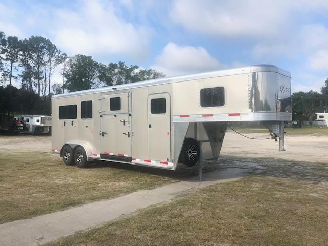 2020 Exiss Trailers 2 plus 1 gooseneck Horse Trailer 2020 Exiss Trailers 2 plus 1 gooseneck Horse Trailer
