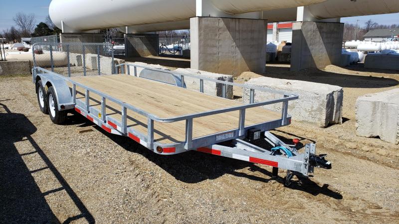 New Galvanized 83" x 20' Utility Landscape Trailer for Sale New Galvanized 83" x 20' Utility Landscape Trailer for Sale