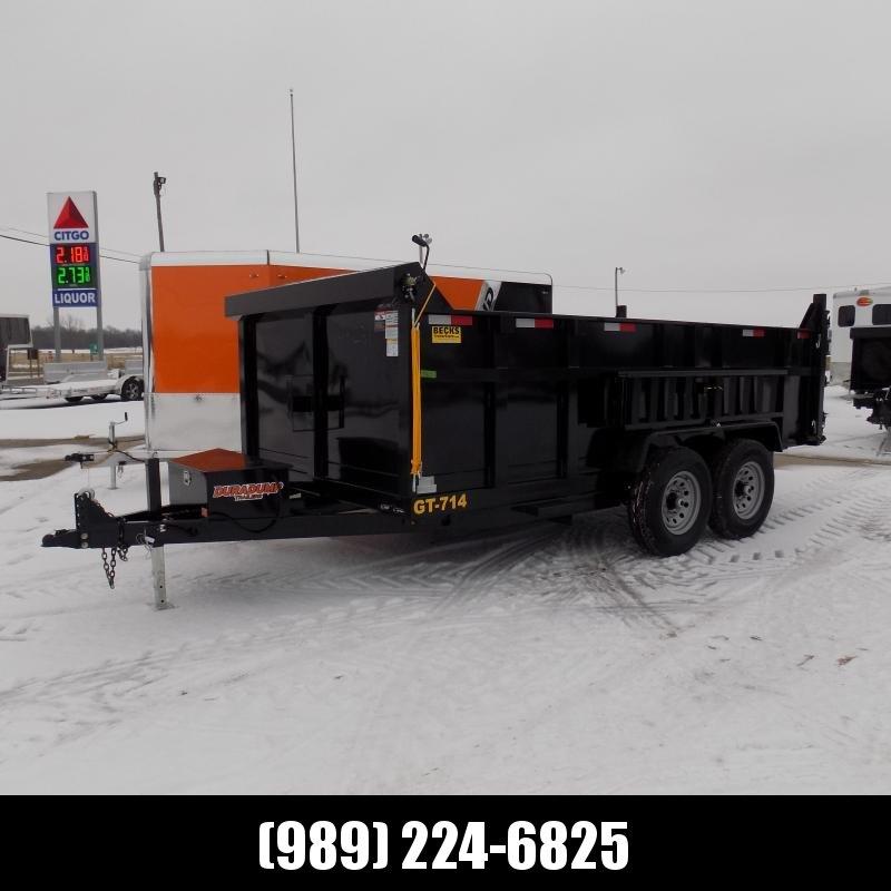 New DuraDump 7' x 14' Dump Trailer 36" High Sides For Sale - $0 Down & Payments From $139/mo. W.A.C. New DuraDump 7' x 14' Dump Trailer 36" High Sides For Sale - $0 Down & Payments From $139/mo. W.A.C.