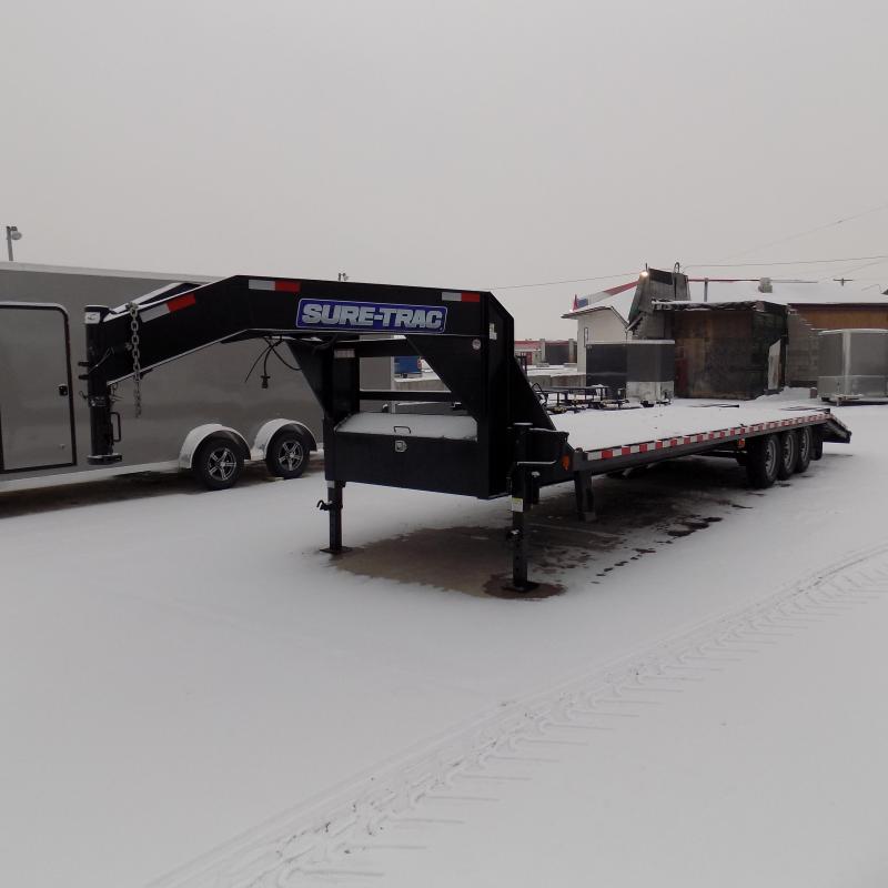 Used 2018 Sure-Trac 102" x 30' Triple Axle Gooseneck Trailer For Sale - GREAT Shape!Trailer Used 2018 Sure-Trac 102" x 30' Triple Axle Gooseneck Trailer For Sale - GREAT Shape!Trailer