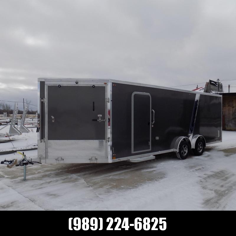 New Legend Explorer 7.5' x 27' Snowmobile Trailer - New 7.5' Wide Model Has NO Interior Wheel Wells! Flexible Financing Options Available New Legend Explorer 7.5' x 27' Snowmobile Trailer - New 7.5' Wide Model Has NO Interior Wheel Wells! Flexible Financing Options Available